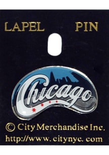 Chicago Souvenir Chicago Bean Pin - Blue