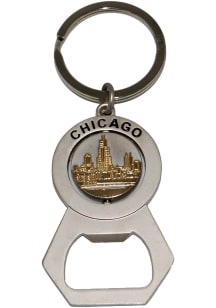 Chicago Shining City Skyline Keychain