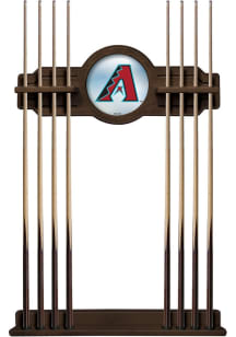 Arizona Diamondbacks Solid Wood Cue Rack Pool Table Accessories