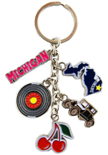 Michigan State Dangle Keychain