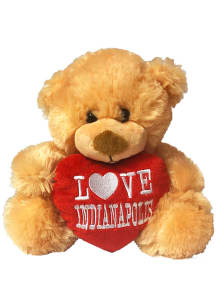 Indianapolis I Love City Bear Plush - Red