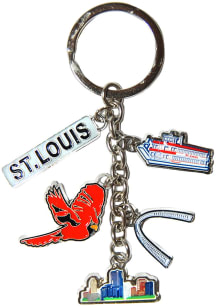 St Louis City Skyline Dangle Keychain