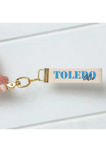 Toledo Toledo Ohio Keychain - Light Blue