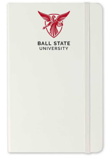 Ball State Cardinals Top Center Logo Journals - White