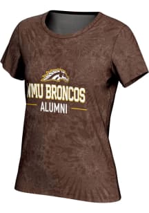 ProSphere Western Michigan Broncos Womens Brown ALUMNI Short Sleeve T-Shirt