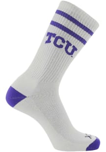 TCU Horned Frogs Vintage Mens Crew Socks
