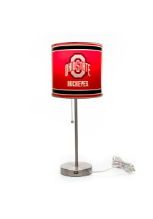 Ohio State Buckeyes Chrome Lamp Table Lamp