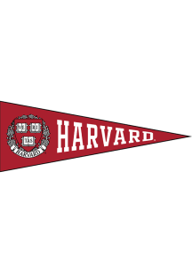Harvard Crimson Pennant Stickers - Crimson