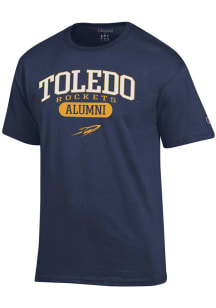 Champion Toledo Rockets Navy Blue Pill Box Alumni Jersey Short Sleeve T Shirt