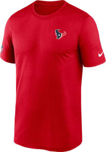 Nike Houston Texans Red Sideline Short Sleeve T Shirt