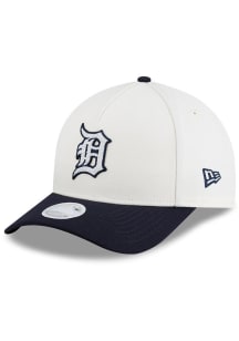 New Era Detroit Tigers Navy Blue Pearl 9FORTY A-Frame Womens Adjustable Hat