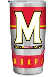 Maryland Terrapins 20oz Stainless Steel Tumbler - Silver