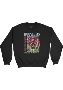 Carter Smith  Campus Ink Indiana Hoosiers Youth Black Big Ten Media Days Custom Long Sleeve Crew S..