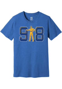 Summit Sportswear Tulsa Blue 918 Short Sleeve Fashion T Shirt