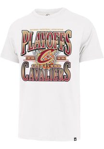 47 Cleveland Cavaliers White 2026 Playoff Participant Franklin Short Sleeve Fashion T Shirt