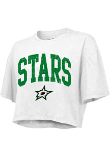 Dallas Stars Womens White The Bar Short Sleeve T-Shirt