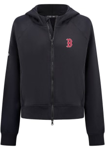 Levelwear Boston Red Sox Womens Black Judd Insignia 2.0 Long Sleeve Full Zip Jacket