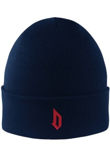 LogoFit Duquesne Dukes Navy Blue Northpole Cuffed Mens Knit Hat