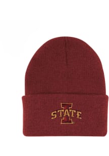 LogoFit Iowa State Cyclones Crimson Northpole Youth Cuffed Youth Knit Hat
