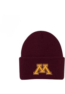 LogoFit Minnesota Golden Gophers INF Northpole Cuffed Baby Knit Hat - Burgundy