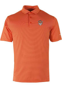 Columbia Auburn Tigers Mens Orange Vault Double Hit Short Sleeve Polo