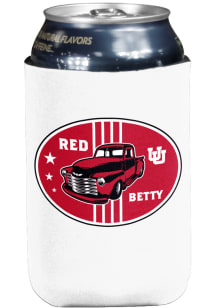 Logo Brands Utah Utes Red Metal Motor Insulated Coolie