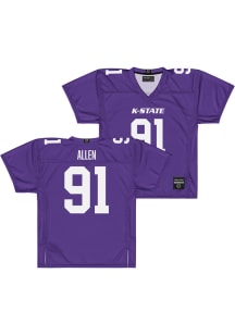 Jordan Allen  Campus Ink K-State Wildcats Purple NIL Football Jersey