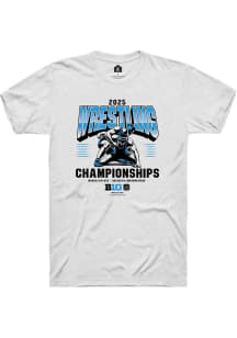 Rally Big Ten White 2025 Wrestling Championship Short Sleeve T Shirt