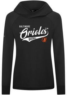 Levelwear Baltimore Orioles Womens Black Slender Glide Pullover