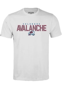 Levelwear Colorado Avalanche White Richmond Carve Short Sleeve T Shirt