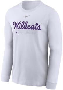 Nike K-State Wildcats White Legend Shooting Long Sleeve T-Shirt