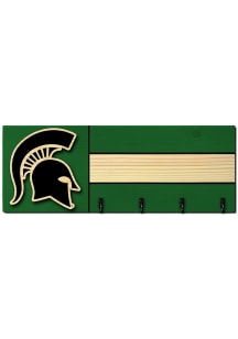 Michigan State Spartans Key Rack Sign - Green