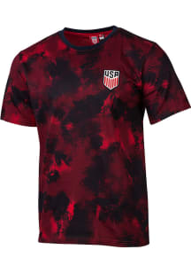 USMNT Red Relaxed Short Sleeve T Shirt