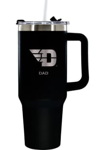 The Memory Company Dayton Flyers Dad 40oz Stainless Steel Tumbler - Black