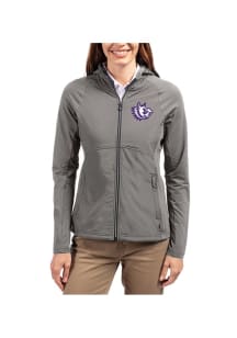 Cutter and Buck TCU Horned Frogs Womens Graphite Vault Adapt Eco Light Weight Jacket