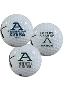 Akron Zips Funny Golf Balls