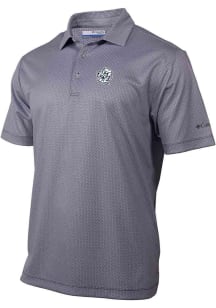 Columbia Michigan Wolverines Mens Navy Blue Fairway Short Sleeve Polo