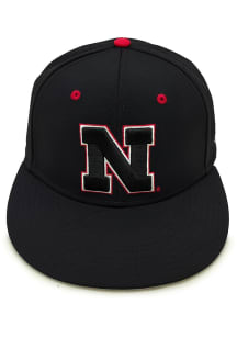 Nebraska Cornhuskers Mens  Tonal Fitted Flat Bill Flex Hat
