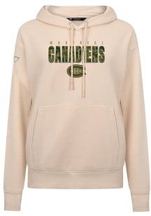 Levelwear Montreal Canadiens Womens Tan Adorn Protect Hooded Sweatshirt