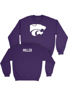 Lacy Miller K-State Wildcats Mens Purple NIL Legacy Player Crew