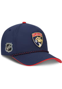Florida Panthers 2026 NHL Draft A-Frame Rope Adjustable Hat - Navy Blue