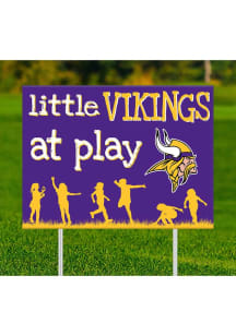Minnesota Vikings Little Fans at Play Yard Sign - Purple