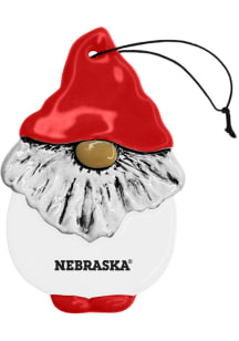 Nebraska Cornhuskers Gnome Ornament - Red
