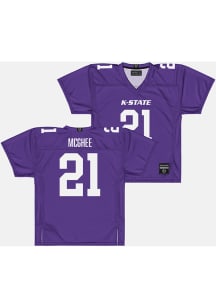 LJ McGhee  Campus Ink K-State Wildcats Purple NIL Football Jersey