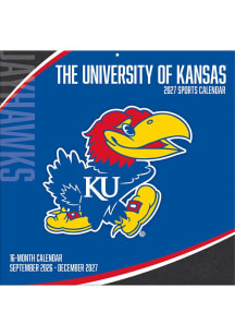 Kansas Jayhawks 2027 12x12 Wall Calendar
