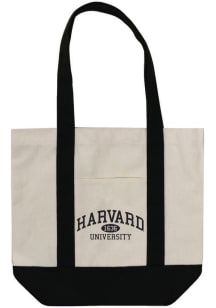 Harvard Crimson Black Mini Canvas Crest Tote