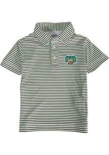 Ohio Bobcats Toddler Green Carson Short Sleeve Polo Shirt