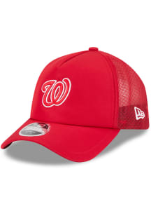 New Era Washington Nationals 2026 Batting Practice 9FORTY Apex Adjustable Hat - Red