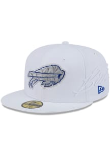 New Era Buffalo Bills Mens White NFL 2026 Fan Pack Rivalries Collection 59FIFTY Fitted Hat