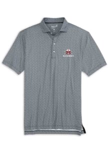 Johnnie O Nebraska Cornhuskers Mens Black Hinson Short Sleeve Fashion Polo